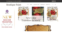 Desktop Screenshot of boutiquepaint.com