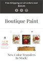 Mobile Screenshot of boutiquepaint.com